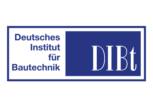 Zertifikat des Deutschen Institut für Bautechnik (DIBt)